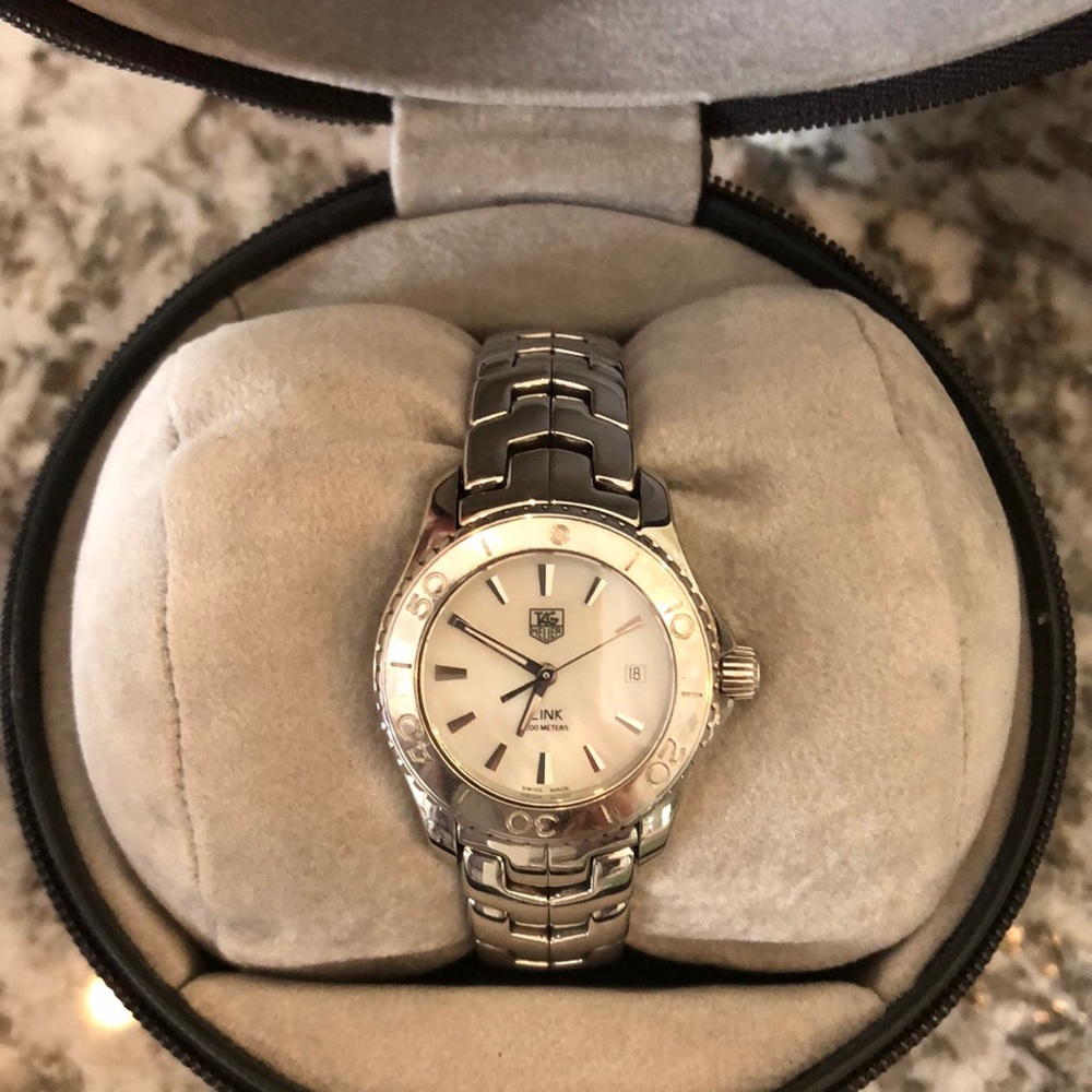 Tag Heuer Link- Mother of Pearl